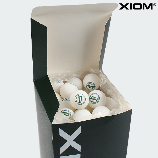 엑시옴 파워텍 XTR 고기능 연습구 탁구공 동호회 클럽 100개입