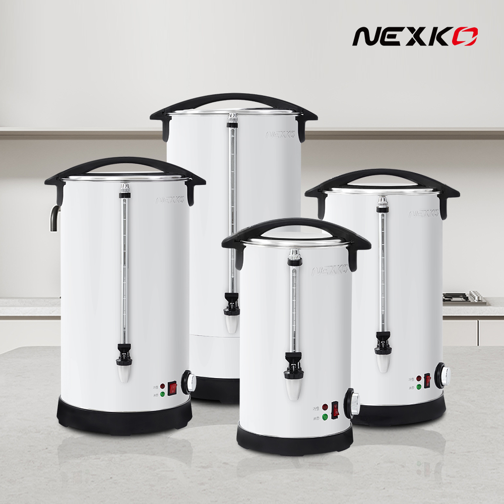 [26년형] 넥스코 전기 물끓이기 온수통 스테인리스 보온물통 자동 업소용 대용량 전기포트 35L