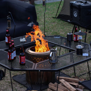 조선땔감 원형 화로대 플레임팟 36 불멍 바베큐그릴 캠핑 이중연소 대형 ... 운동러 솔직 후기 | 실사용 리뷰 - 상품 이미지 4