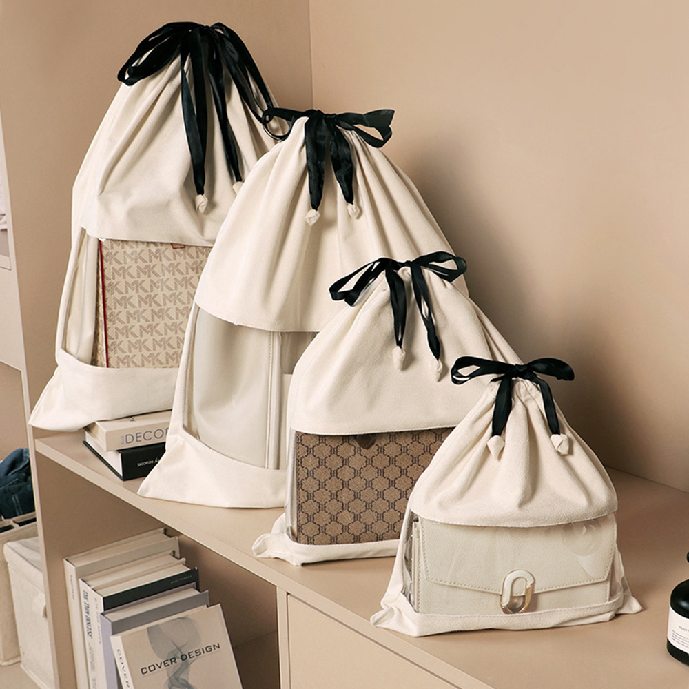 투명 가방 더스트백 대형 복주머니 복조리 파우치 신발 파우치