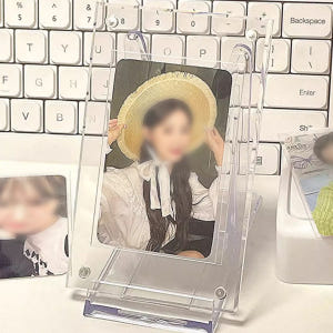 투명 포카 액자 아크릴 포토 카드 사진 스탠드 미니 탁상 거치대 폴라로이... 솔직 후기 | 실제 배치 사진 포함 - 상품 이미지 3