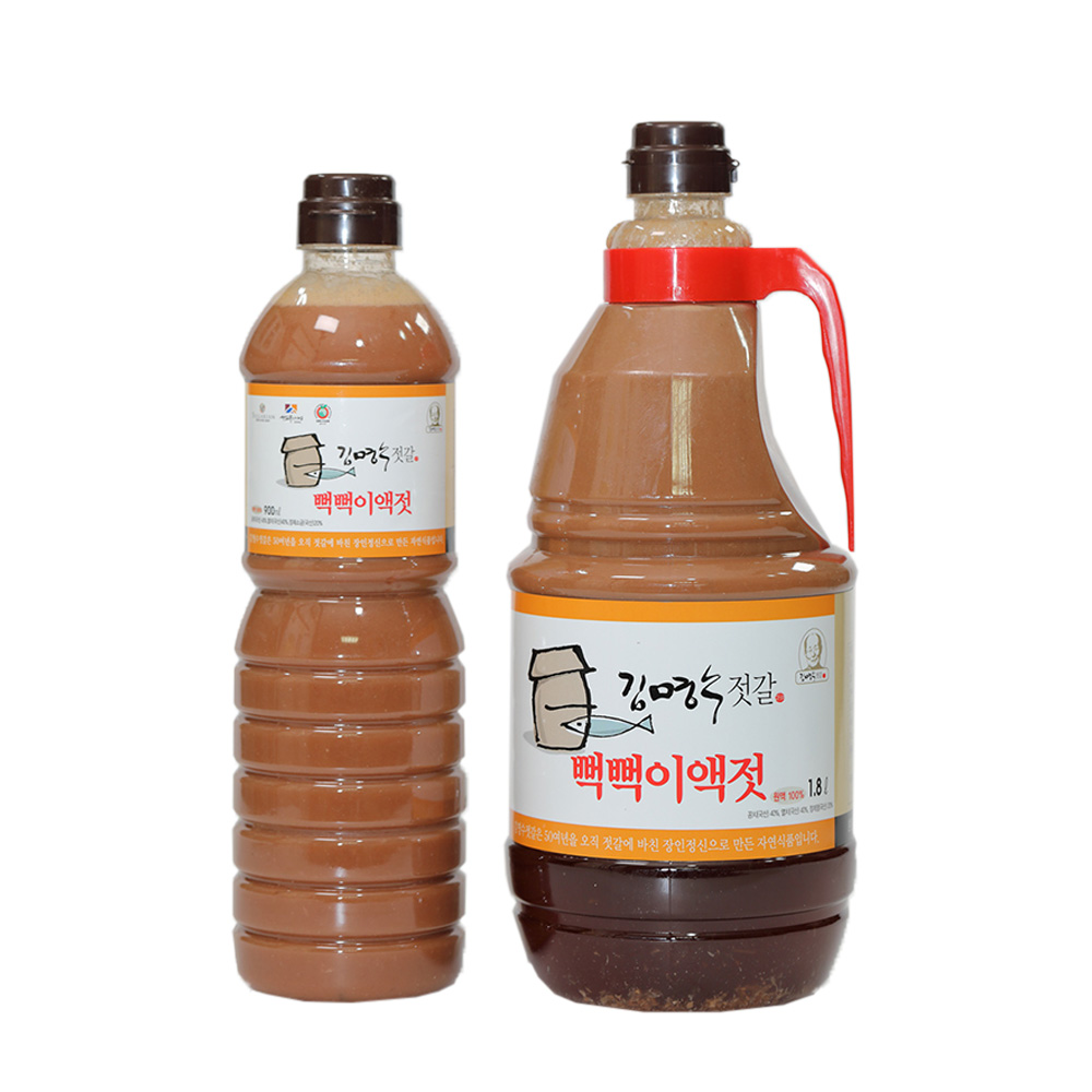 김명수젓갈 뻑뻑이액젓 900ml 1.8L : ILGB