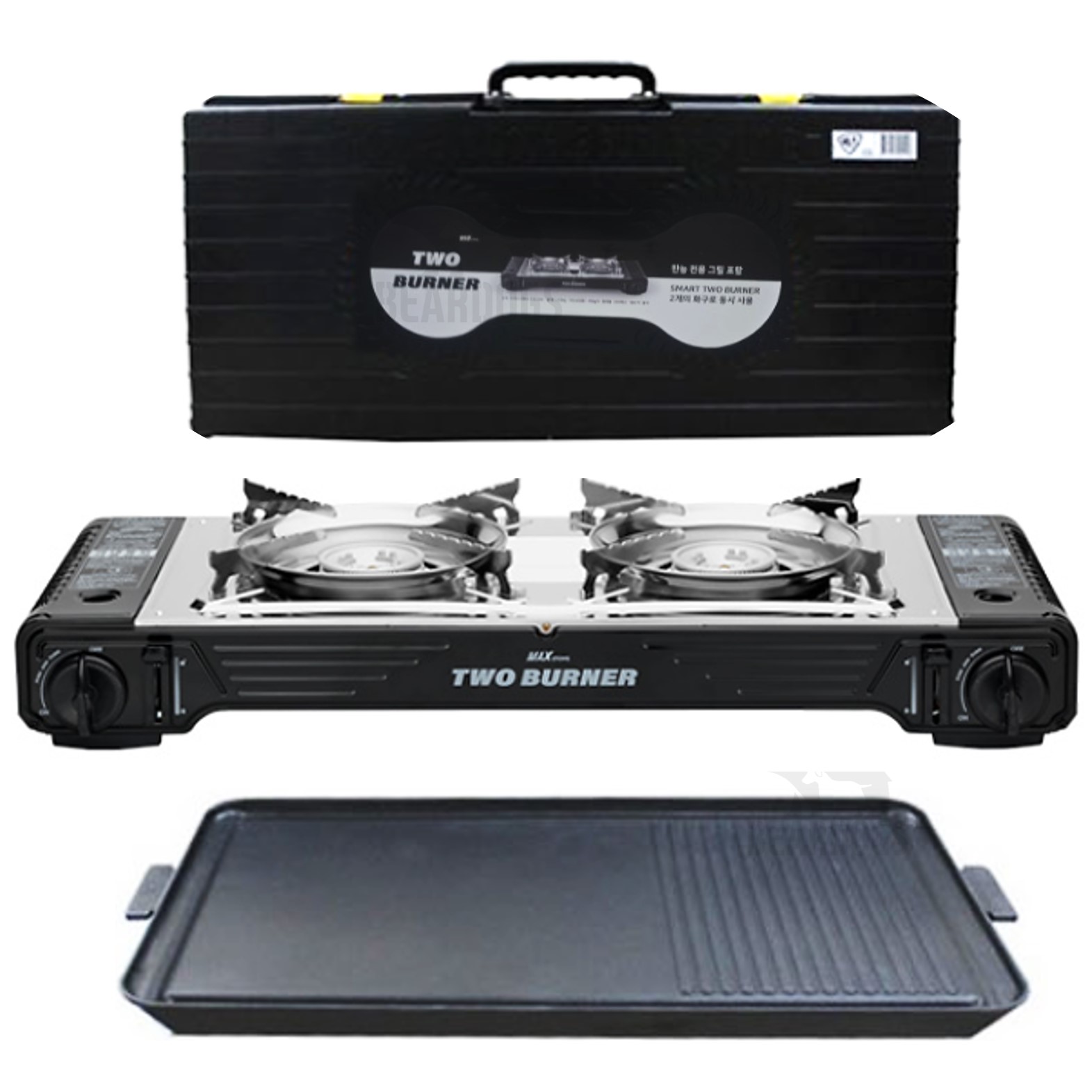 맥스투버너 트윈 버너 2구 부탄 렌지 맥선