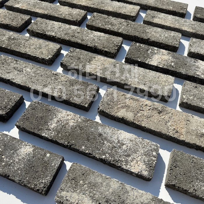 국산 고벽돌타일 240x60x17T 흑고벽돌타일 (청고벽돌타일) / 하다건재 고벽돌