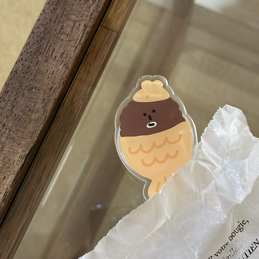 케꾸 붕어빵 스마트 아크릴 맥세이프 그립 톡 이미지 7