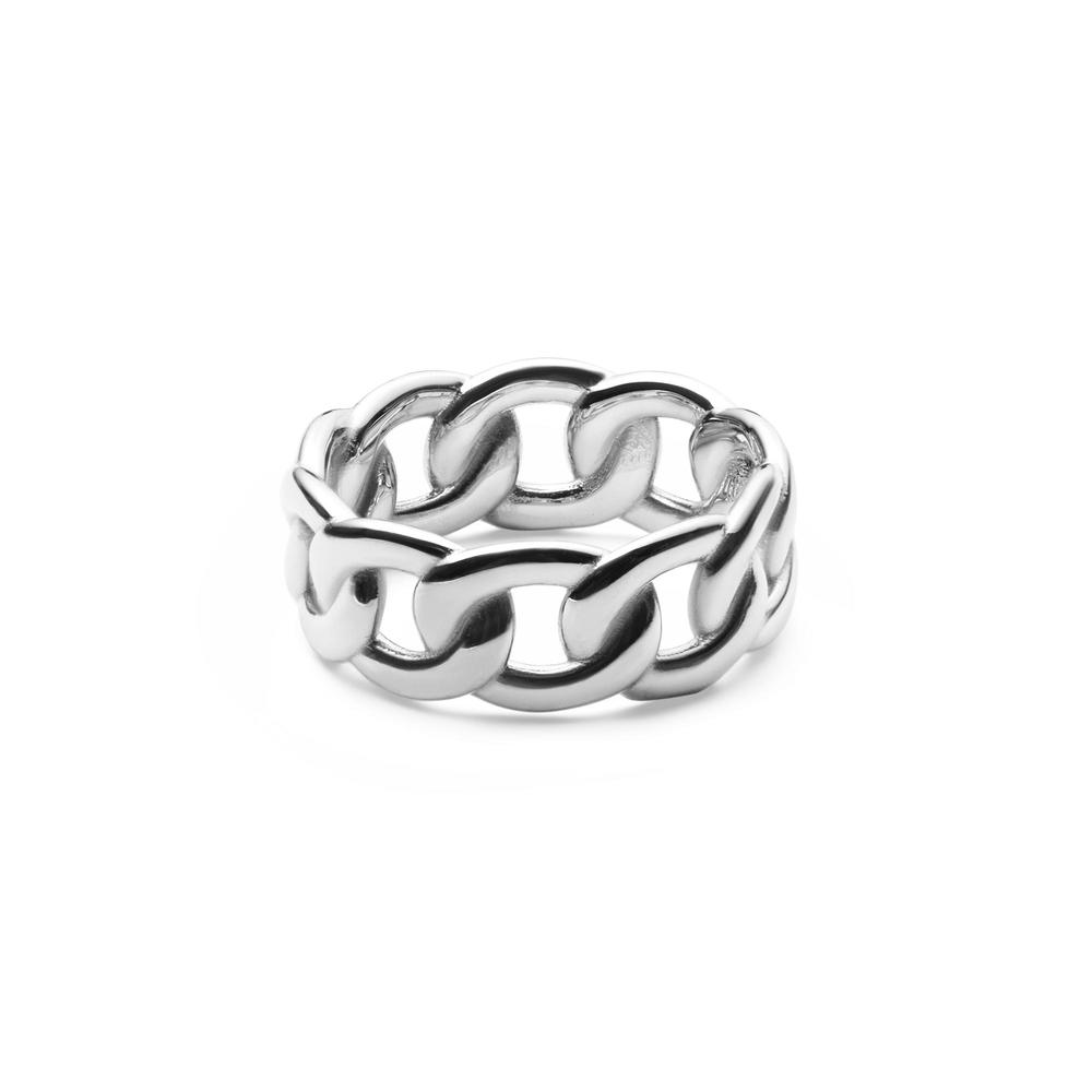 다니엘 웰링턴 CHUNKY CHAIN RING 체인모양 두꺼운 반지 우정링 커플반지 이미지 2