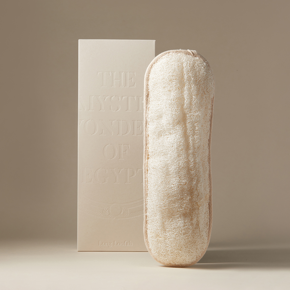 맨디사 롱 루파 샤워타월 (1p) 이집트 천연 스크럽 샤워타올 친환경 등밀이