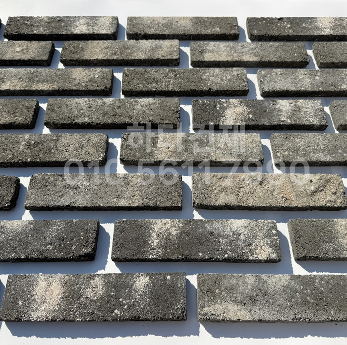 국산 고벽돌타일 240x60x17T 흑고벽돌타일 (청고벽돌타일) / 하다건재 고벽돌