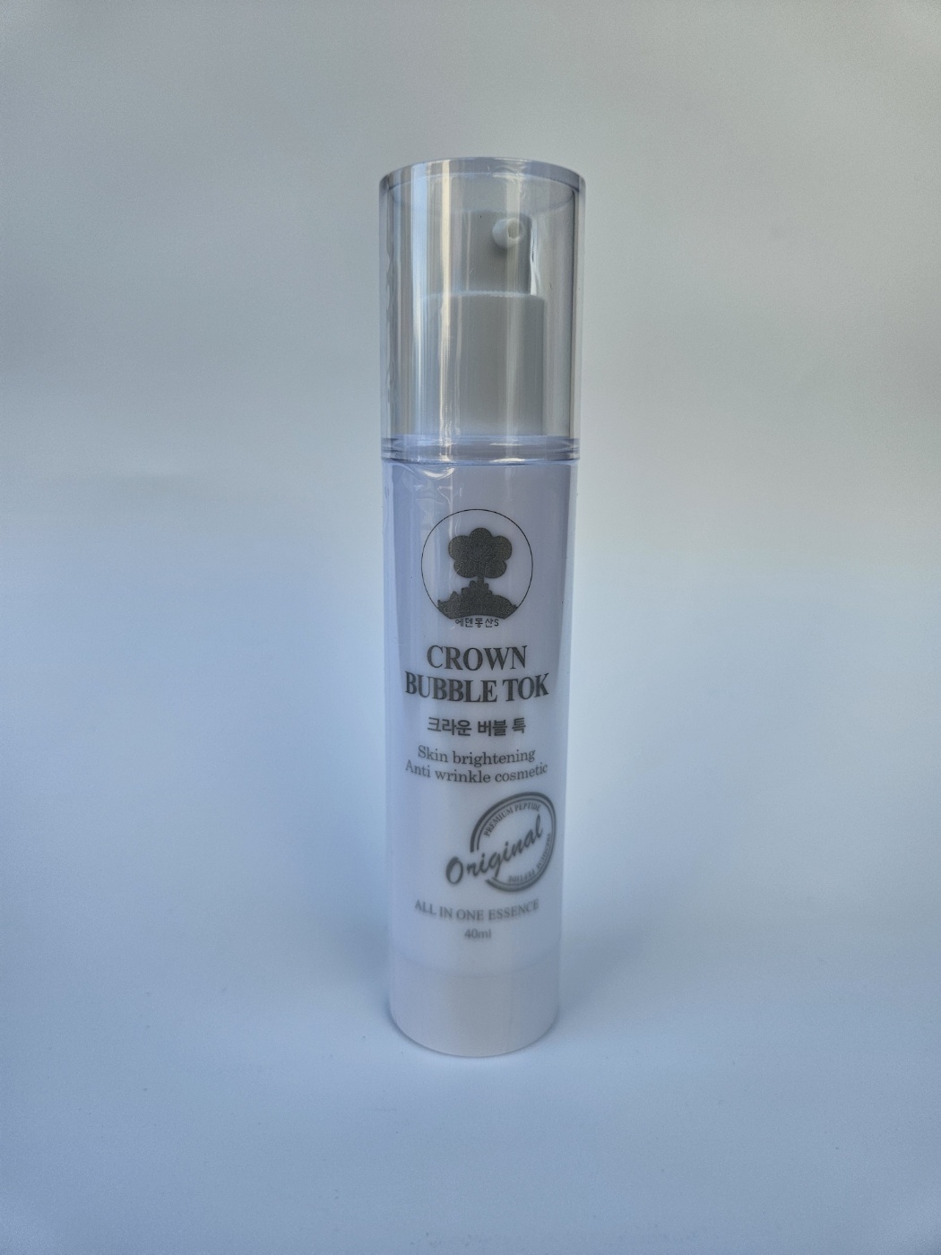 CROWN BUBBLE TOK(크라운 버블 톡) 주름개선 기능성 40ml 출시 팩 무료 - 상세 이미지 4