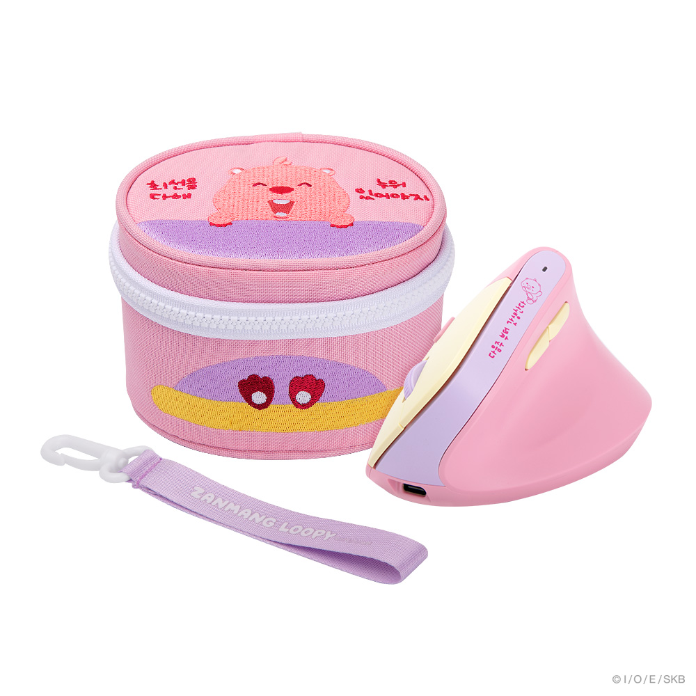 잔망루피 버티컬 마우스 충전식 무선 무소음 인체공학 이미지 8
