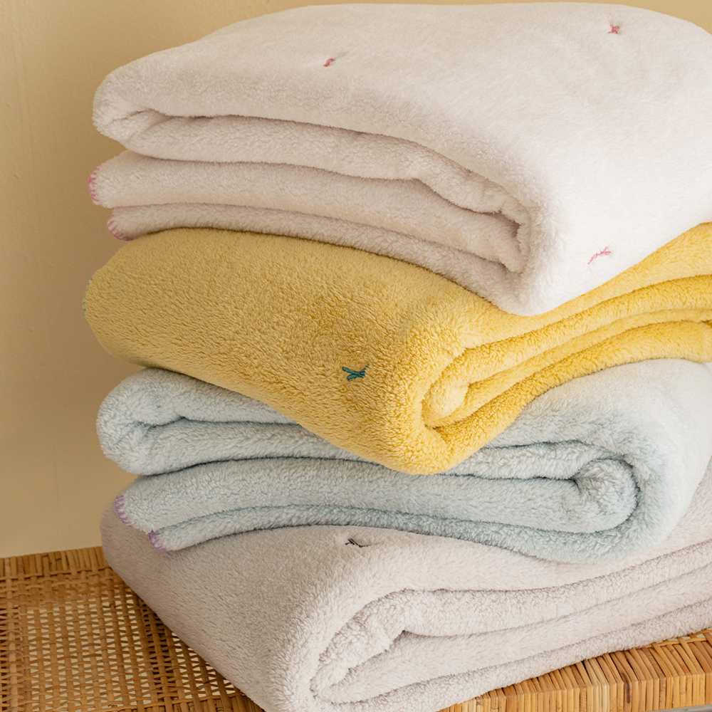 아기 겨울 극세사 담요 유아담요 유모차 블랭킷 양모 무릎담요