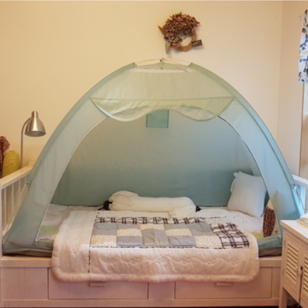 산토초이 난방텐트 침대텐트 실내텐트 방한 원터치 보온 1인용 싱글 1-2인용