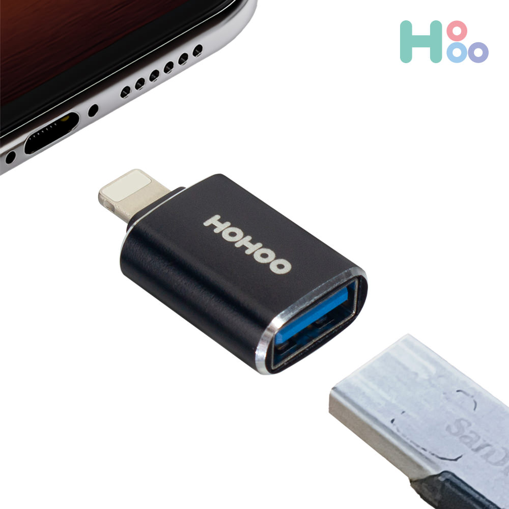 OTG젠더 아이폰젠더 8핀 라이트닝 변환 연결W1