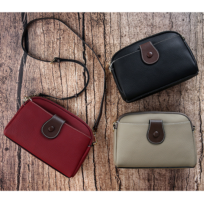 여성 가죽 미니크로스백 미니백 핸드폰가방 (88339)