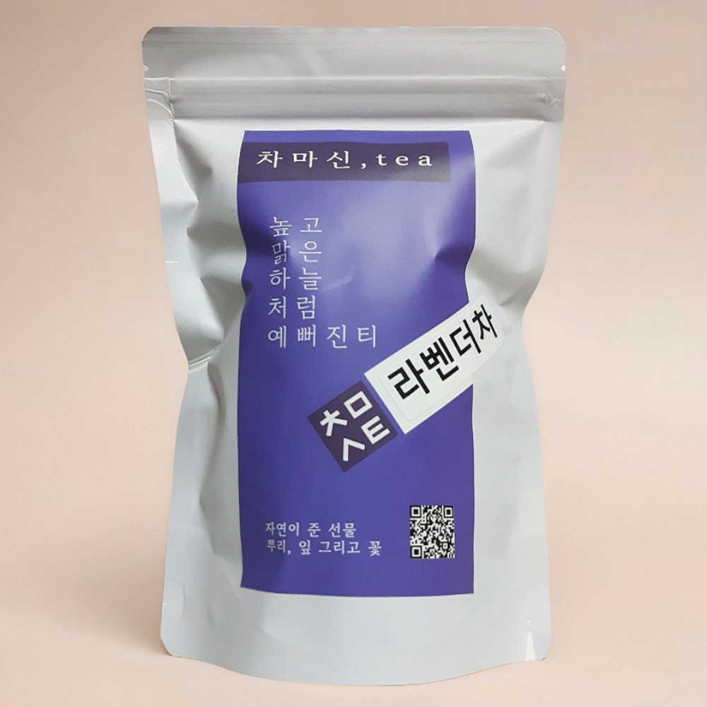 [50티백] 라벤더차 티백 라벤더티 카페인없는 허브 차 50개입, 1개 - 상품 이미지
