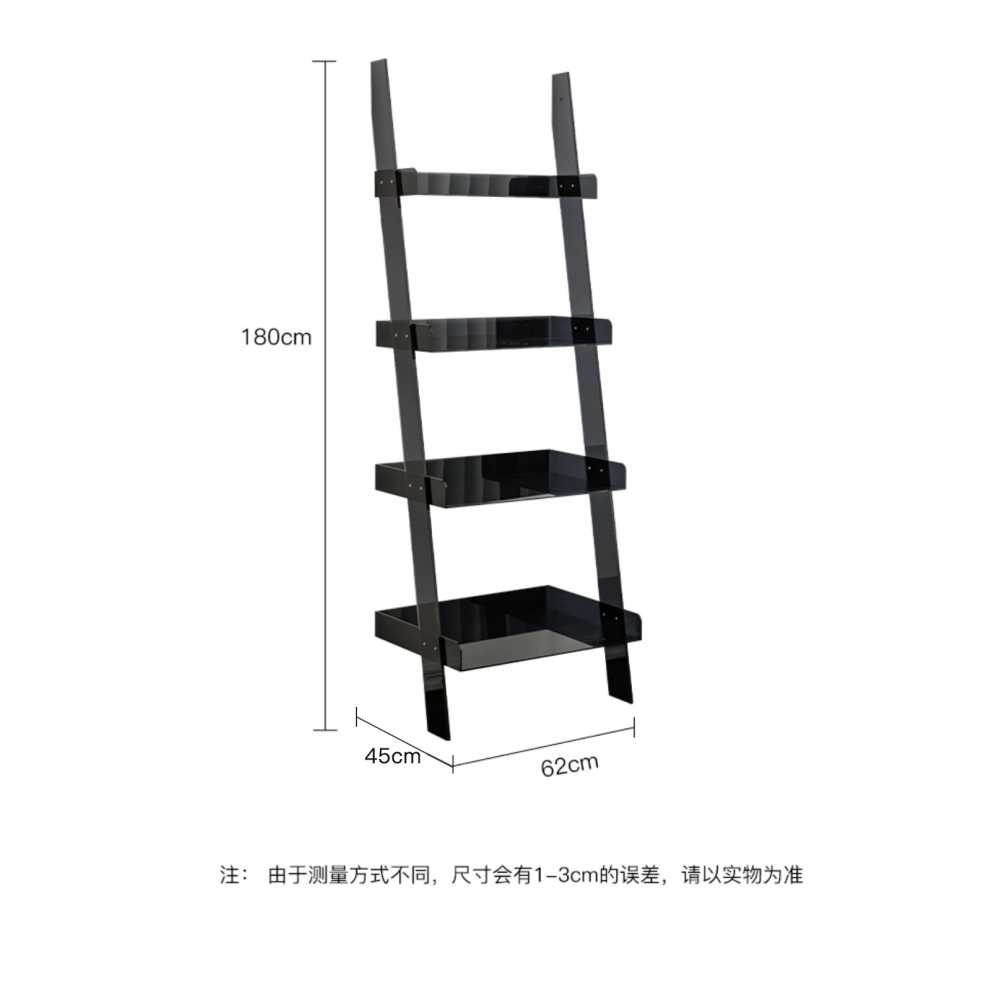 아크릴 북타워 북스탠드 수납 인테리어 투명 미니멀 43x39x150cm 이미지 7