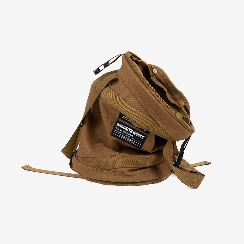 브루클린웍스 미니 팝업 백 트래쉬 캠핑 접이식 가방 쓰레기통 폴딩 바스켓 바구니 휴대용