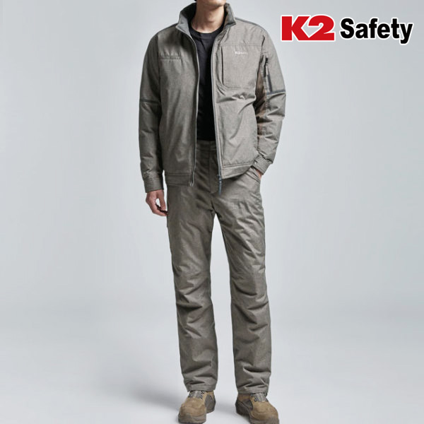 K2 세이프티 동계작업복하의 겨울노가다바지 공장방한복 단체 야외현장작업복바지 - 상세 이미지 2