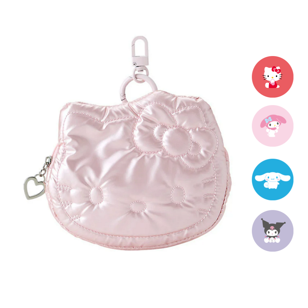 산리오 SANRIO 파우치 캐릭터 페이스형 케이스 미니 에어팟 동전 카드 247715 - 메인 이미지