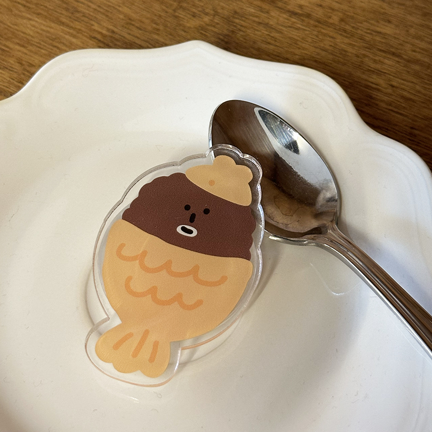 케꾸 붕어빵 스마트 아크릴 맥세이프 그립 톡 - 상세 이미지 3