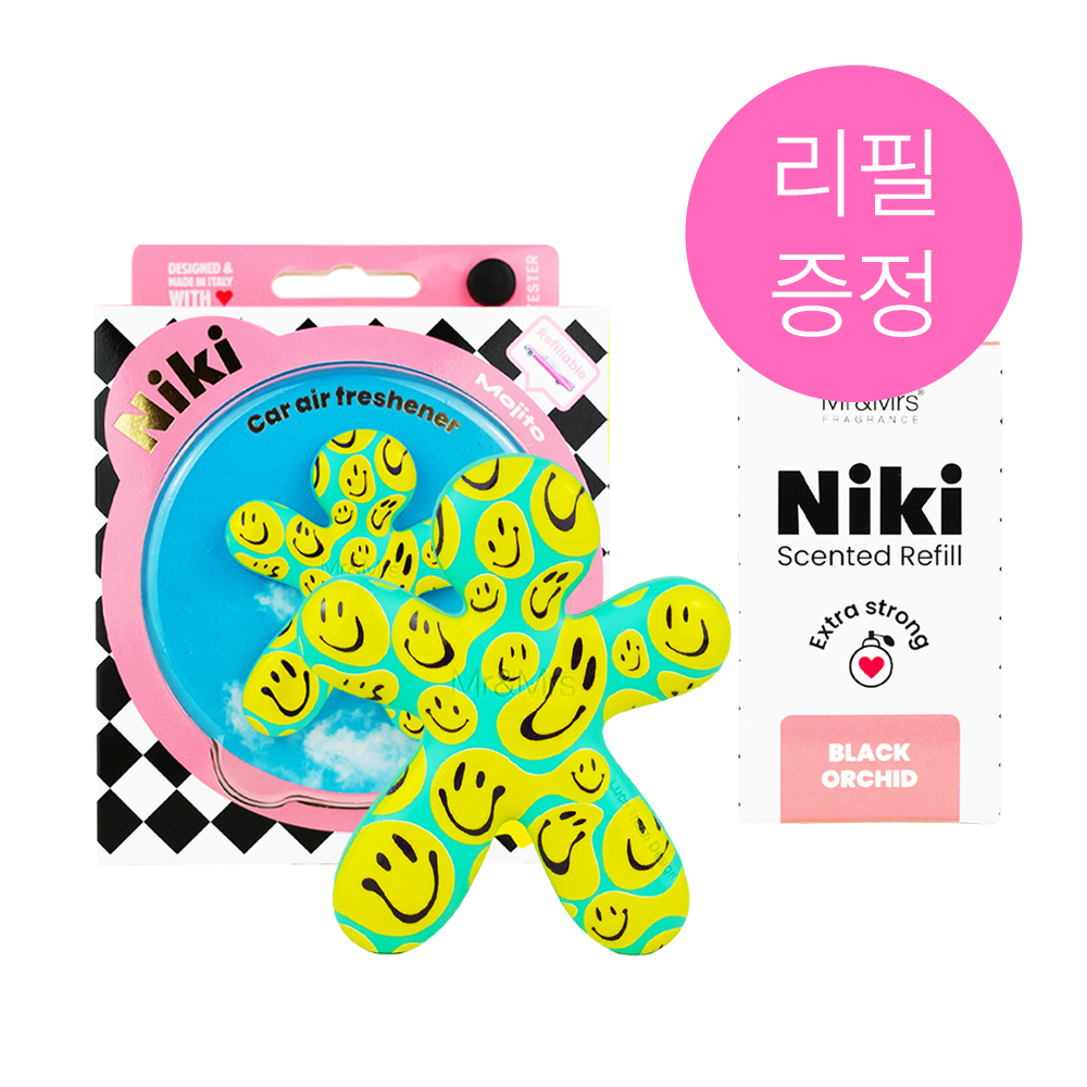 미스터앤미세스 차량용 방향제 모히토 니키스페셜데코 향 선택 - 상품 이미지