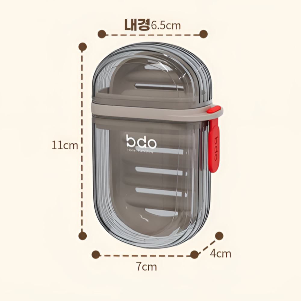 수영비누케이스 샴푸바보관 휴대용 - 상세 이미지 2