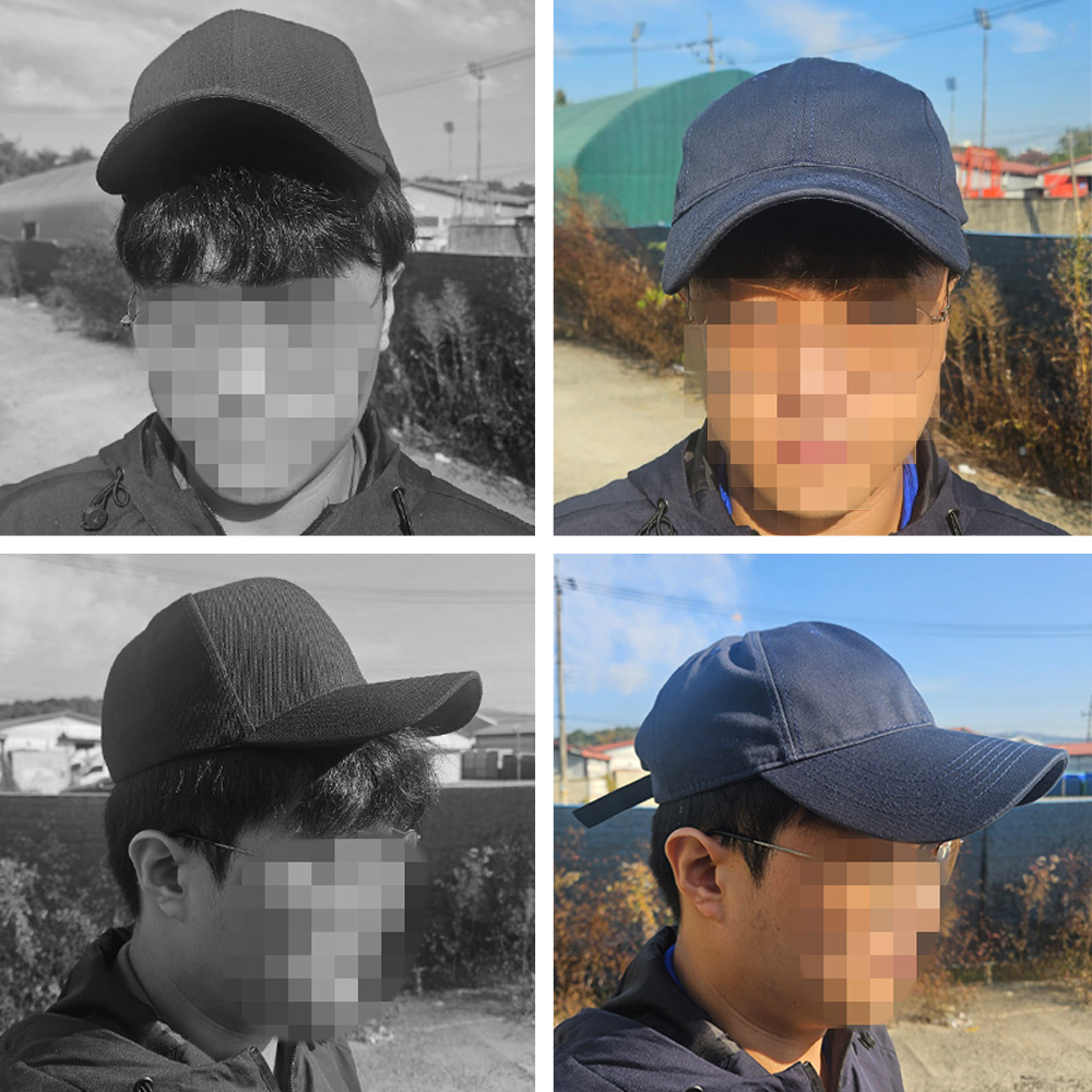 얼굴 작아보이는 대두볼캡 캡모자 큰바위 머리큰사람 야구 러닝 둘레65cm - 상세 이미지 4