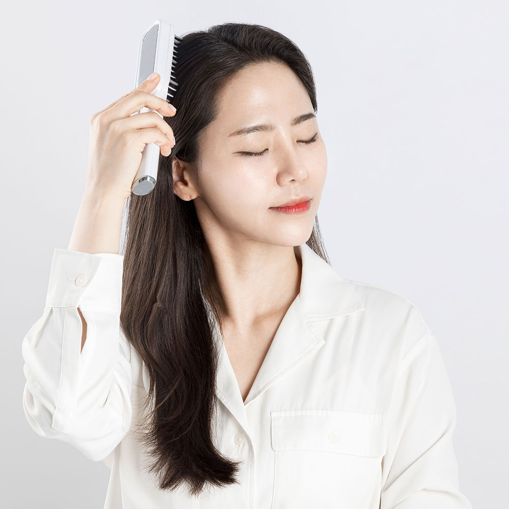 펄케어 헤어 갈바닉 고주파 EMS 두피 마사지기 관리기 적색광 탈모 관리 마이녹실 도포기 - 상세 이미지 5