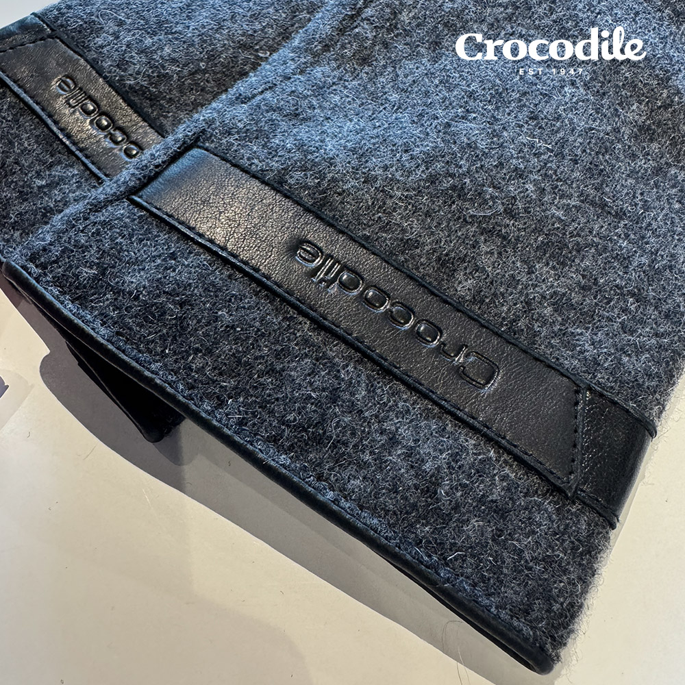 크로커다일 가죽띠로고 스마트 터치 남성 겨울 모 장갑