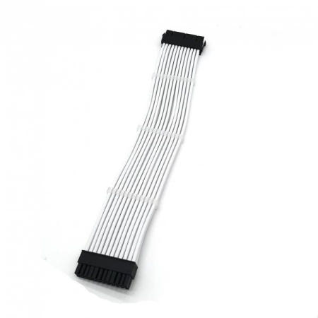 조이쿨 24핀 연장슬리빙 케이블 화이트 30cm JC140-2