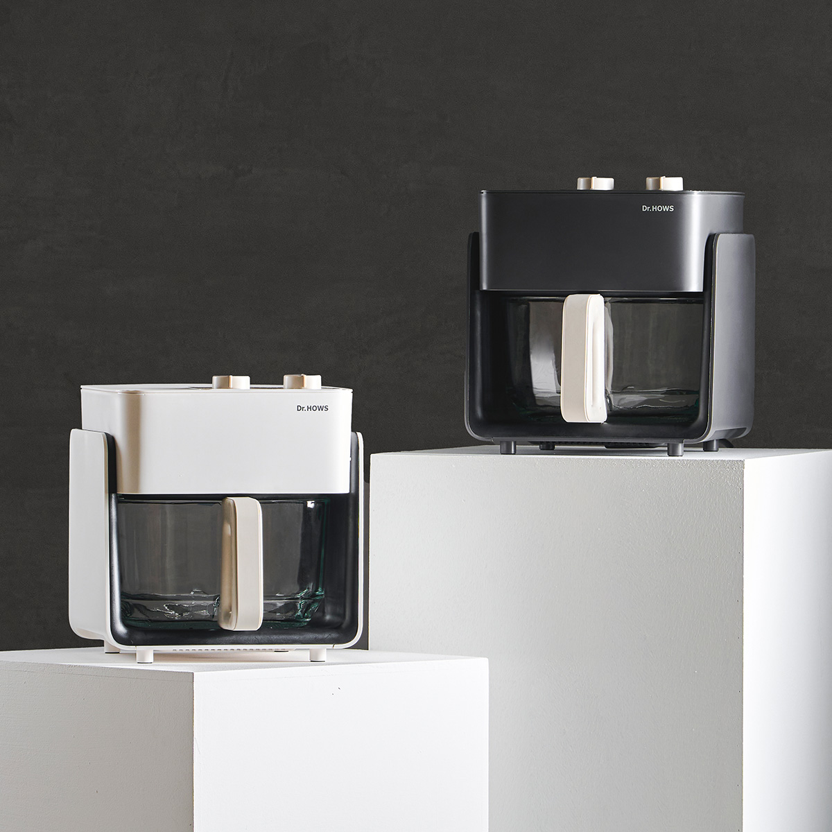 닥터하우스 셰프 글라스 에어프라이어 4.5L 2종 택1