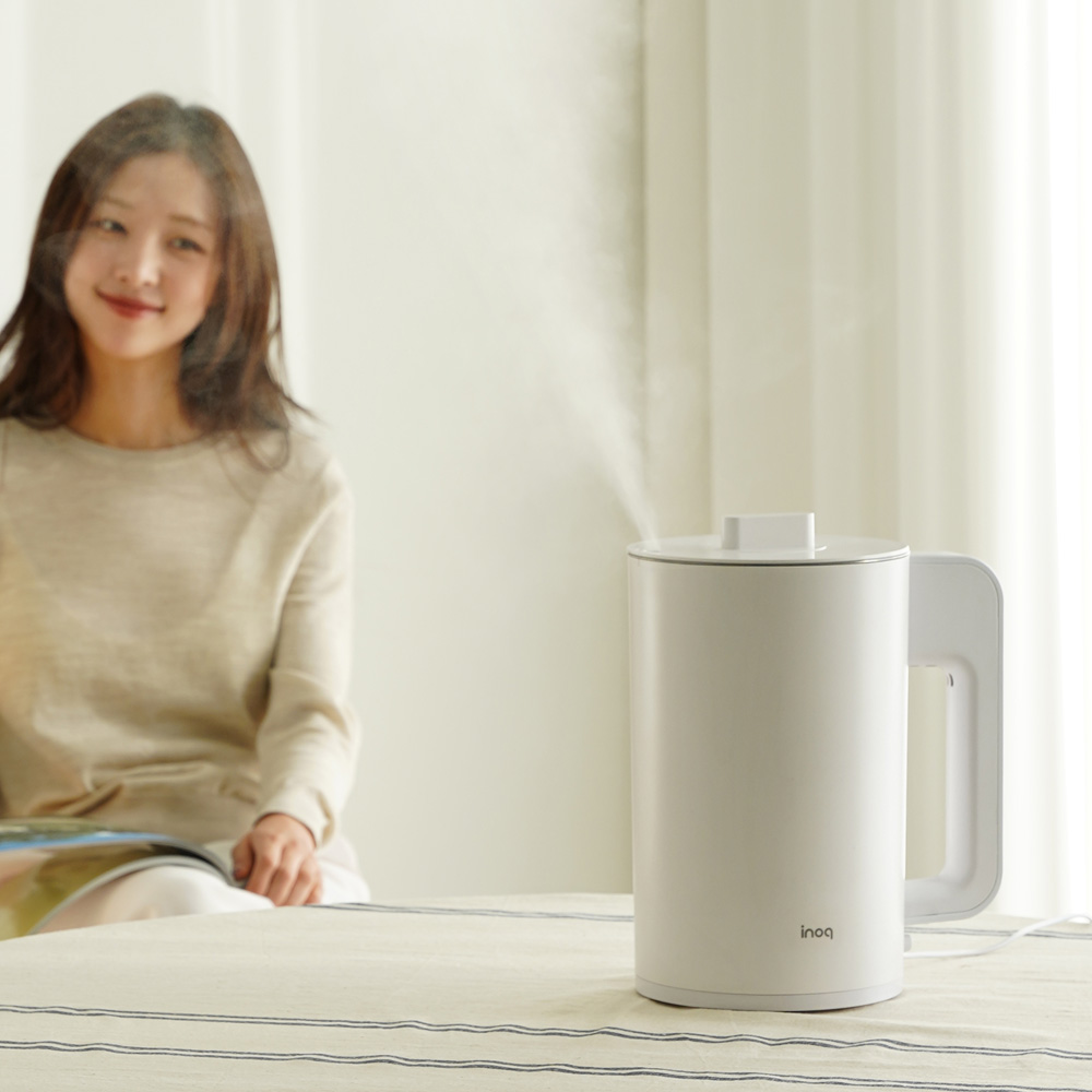 가정용 초음파가습기 스테인리스 3L 자동습도 가습기 저소음 간편 통세척 AHD1010