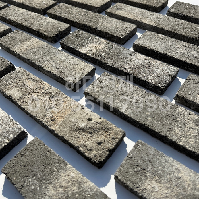 국산 고벽돌타일 240x60x17T 흑고벽돌타일 (청고벽돌타일) / 하다건재 고벽돌