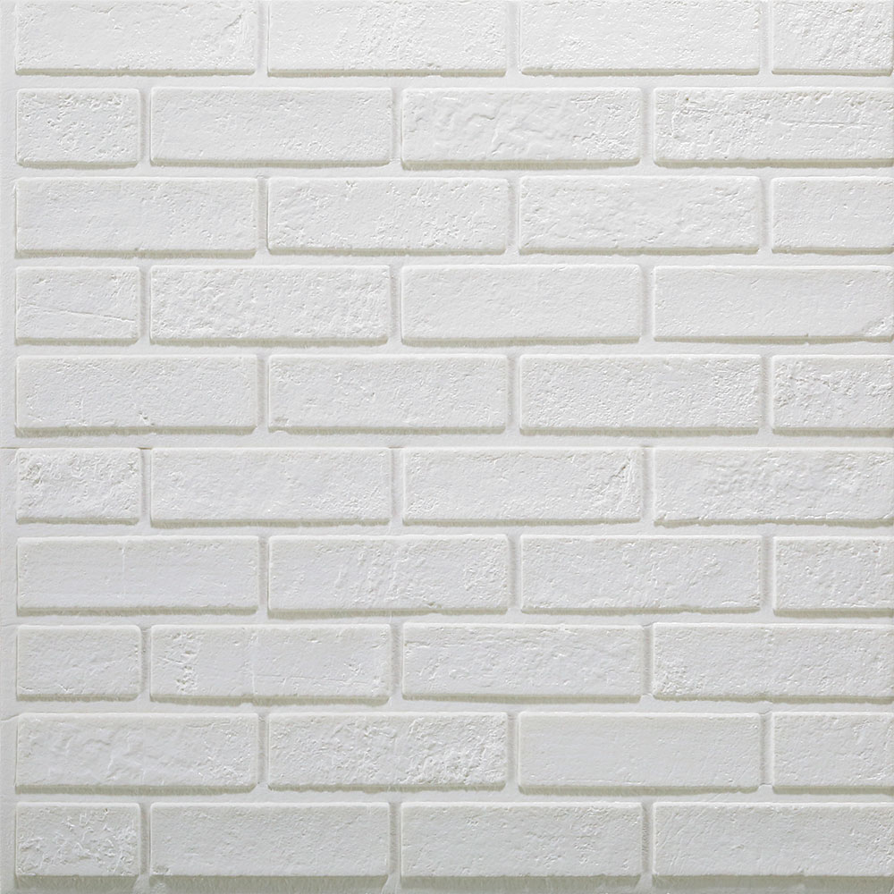 벽돌 폼블럭 화이트 단열 폼벽지