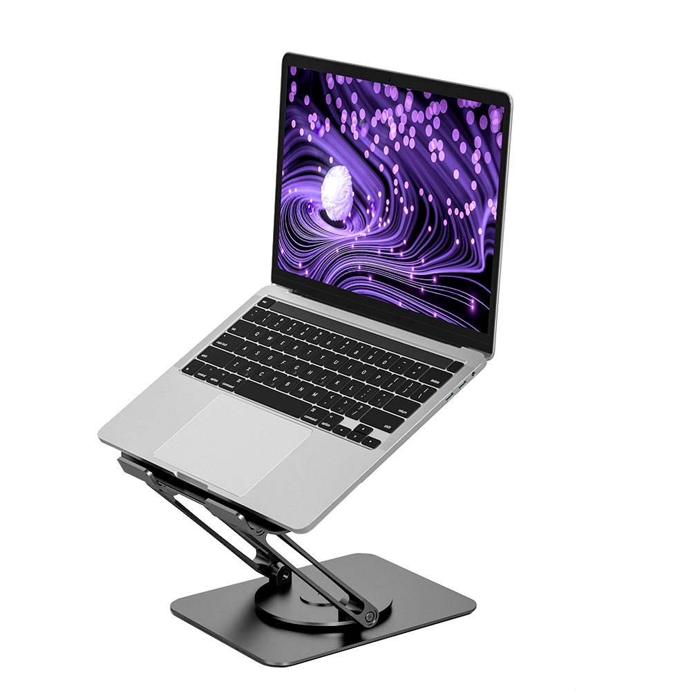 디알고 알루미늄 360도 접이식 각도조절 노트북 거치대 NTS360 - 상품 이미지