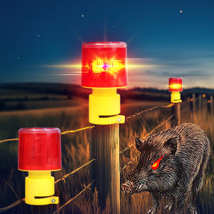 태양광 경광등 태양열 경고등 쏠라 LED 건설현장 야생동물 멧돼지 퇴치기... 실사용 후기 | 효과 있을까? - 상품 이미지 1