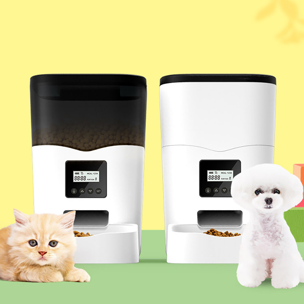 [디클펫] 강아지 고양이 스마트 자동급식기 AT-300 스케쥴 음성녹음