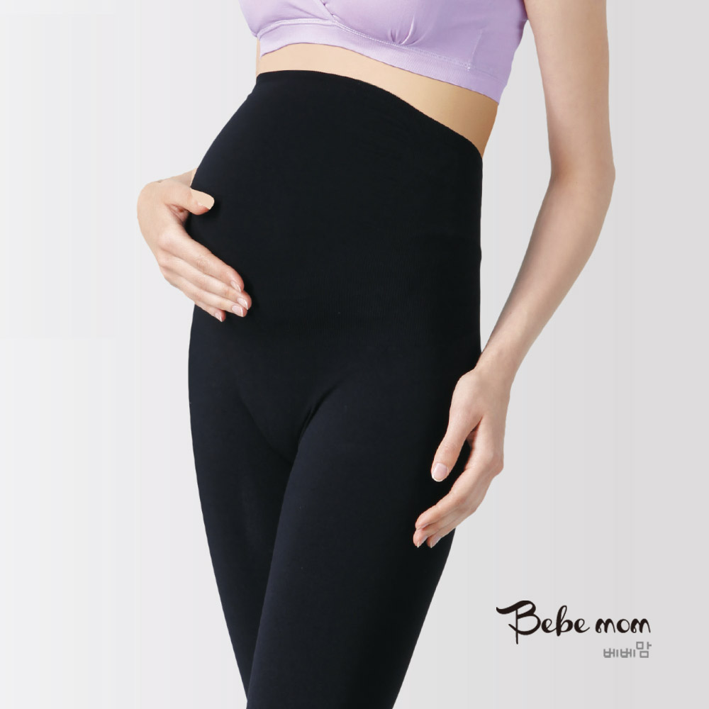 베베맘 국내산 임산부면레깅스 임부레깅스 임산부쫄바지 9부 - 상세 이미지 3