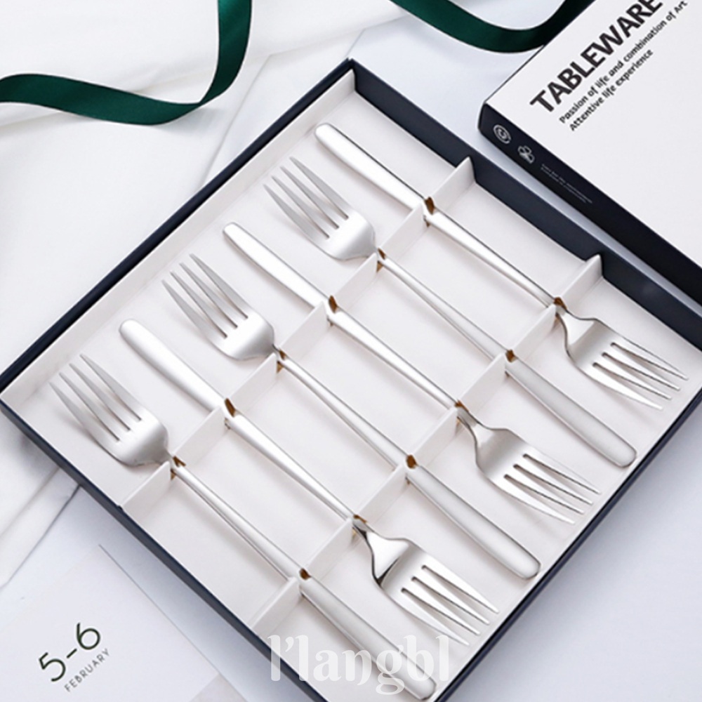 르랑블셀렉션 포크 세트 집들이 선물 6인용 커트러리 스텐