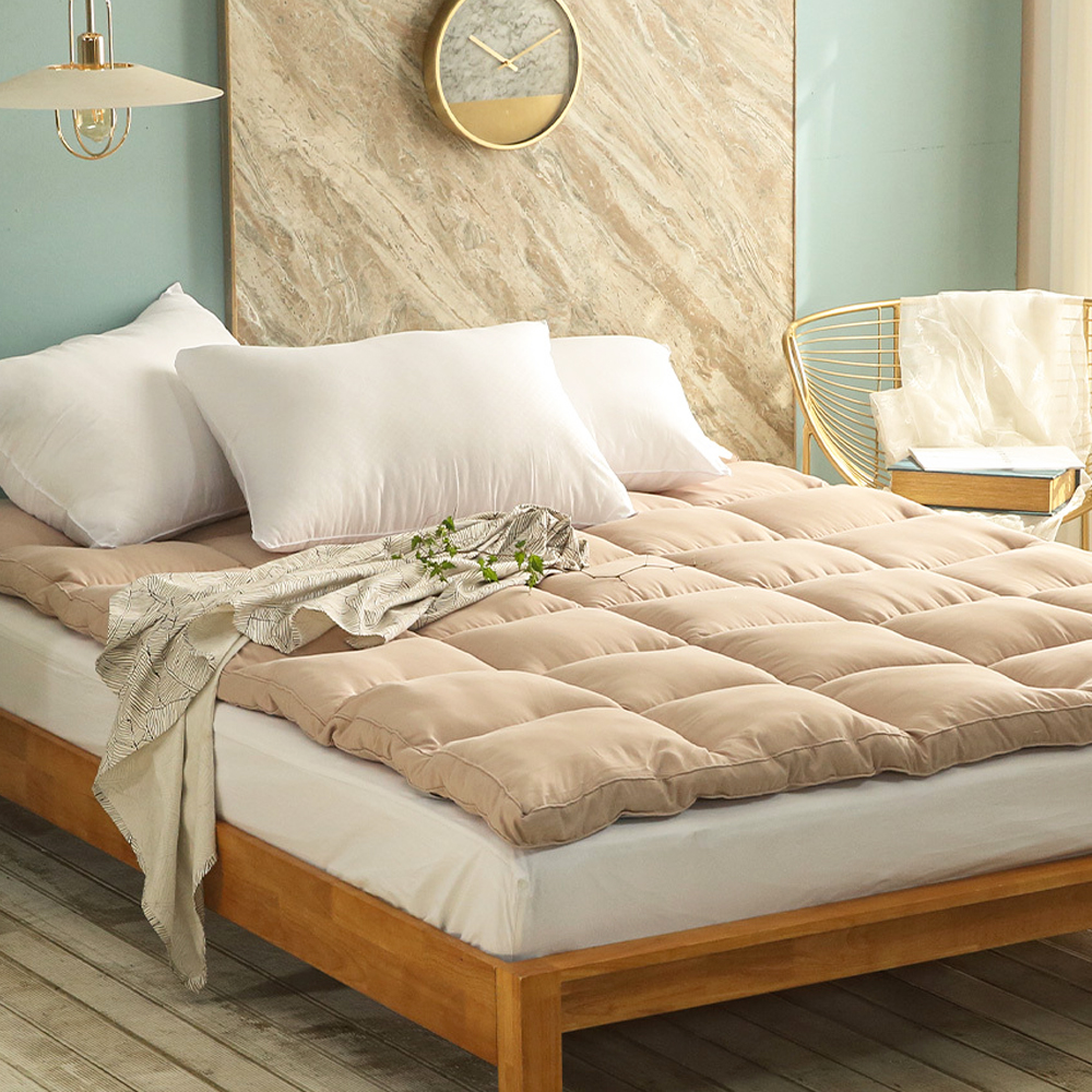 볼륨 두꺼운 양면 토퍼 매트리스 바닥 침대 차박 슈퍼싱글 2color