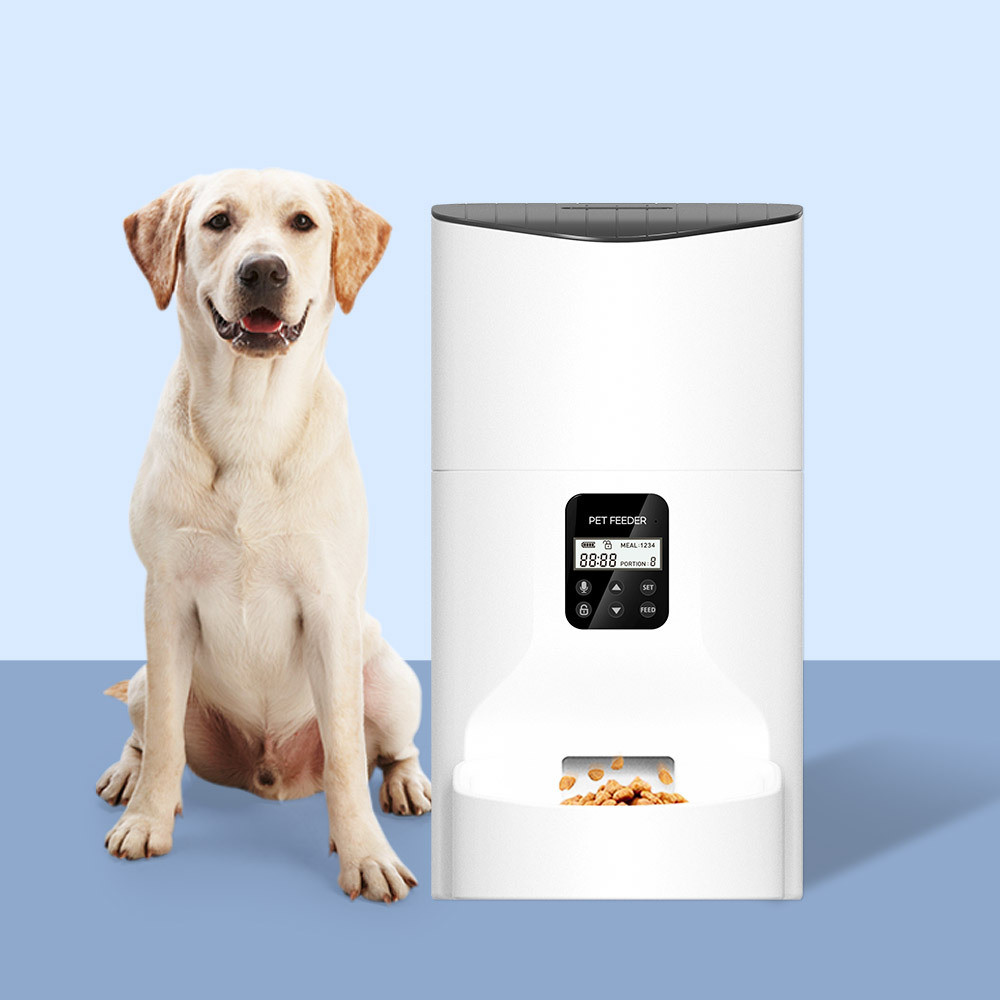 [디클펫] 대형견 자동 급식기 AT-390 9L 대용량 사료 식기 스케쥴 음성녹음 분리세척 ok