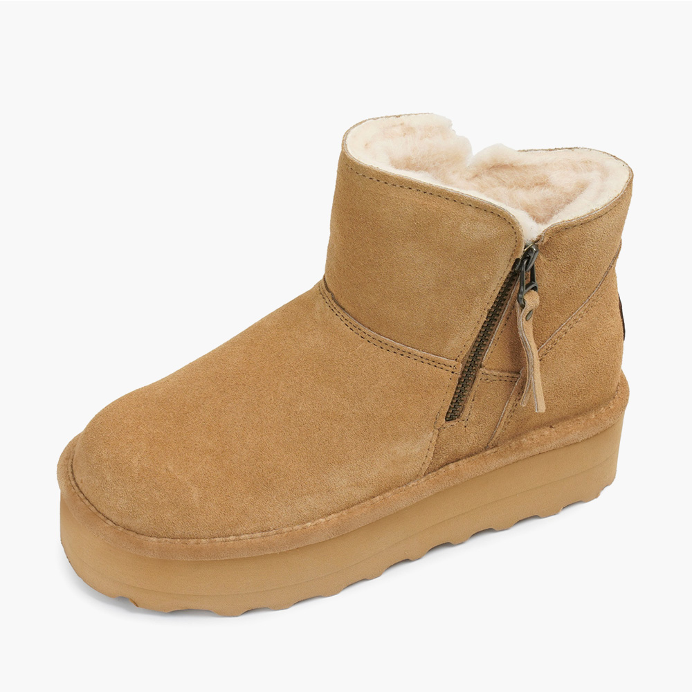 [베어파우] RETRO MAREN 소가죽 양털부츠