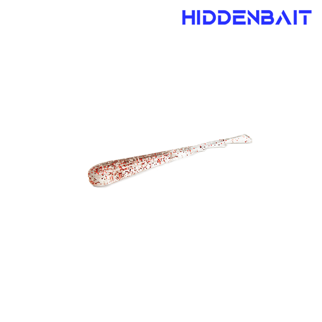 히든베이트 디아 점발광 볼락루어 아징루어 송어웜 풀치웜 002 CLEAR RED, 4.5cm - 상품 이미지