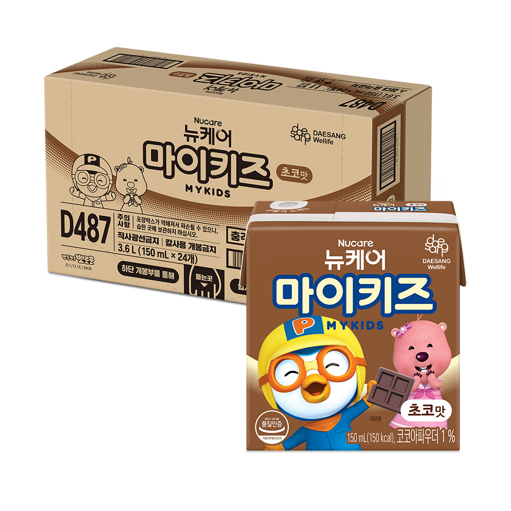 뉴케어 마이키즈 초코맛 아이간식 150ml, 24개 이미지 2