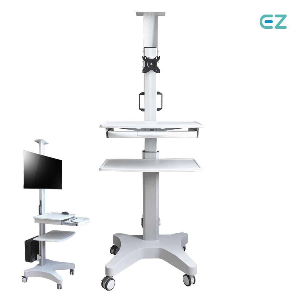 알루미늄 이동식 싱글 모니터 티비 TV 거치대 스탠드