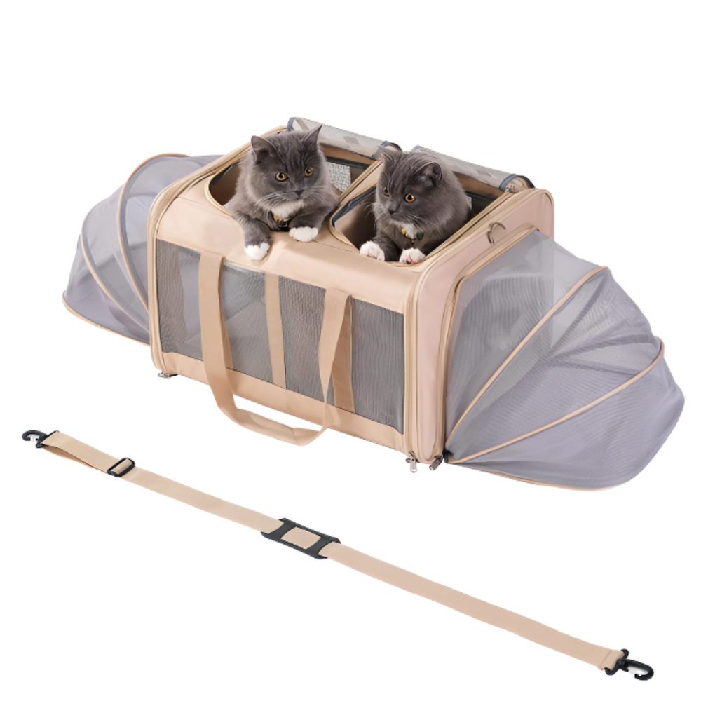 고양이이동장 강아지이동가방 고양이캐리어 두마리이동장