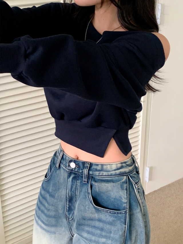 [3단기장/발열원단🔥] 바티안 벌룬핏 사이드 핀턱 겨울 빈티지 워싱 청바지 스냅버튼 히든밴딩 기모 폴딩 와이드 데님 팬츠 상세 이미지 16