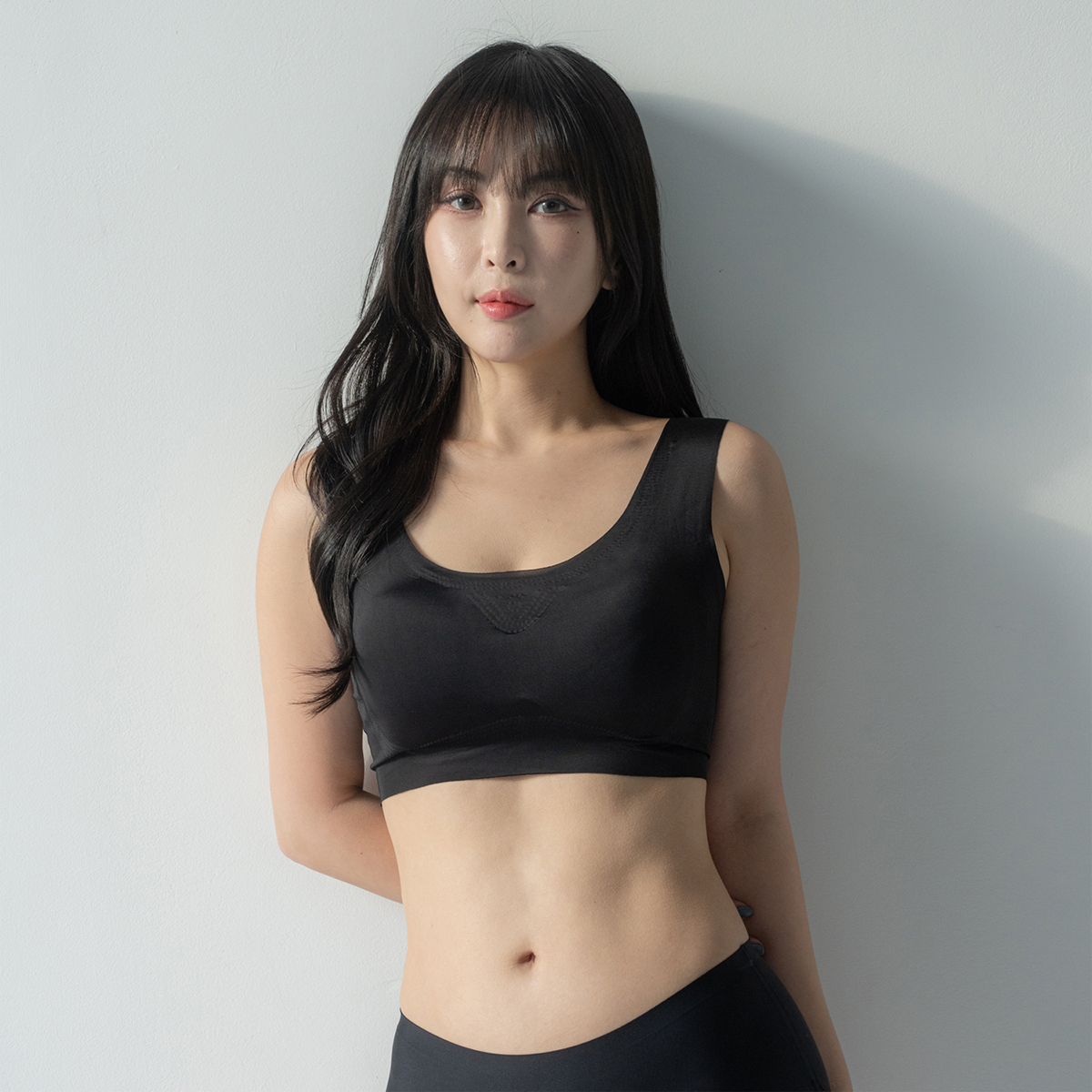 라크네 심리스 편한 인견 노라인 무봉제 스포츠 브라