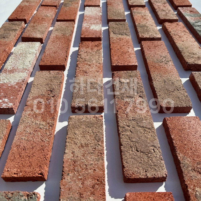 국산 고벽돌타일 240x60x17T 적고벽돌타일 / 하다건재 고벽돌