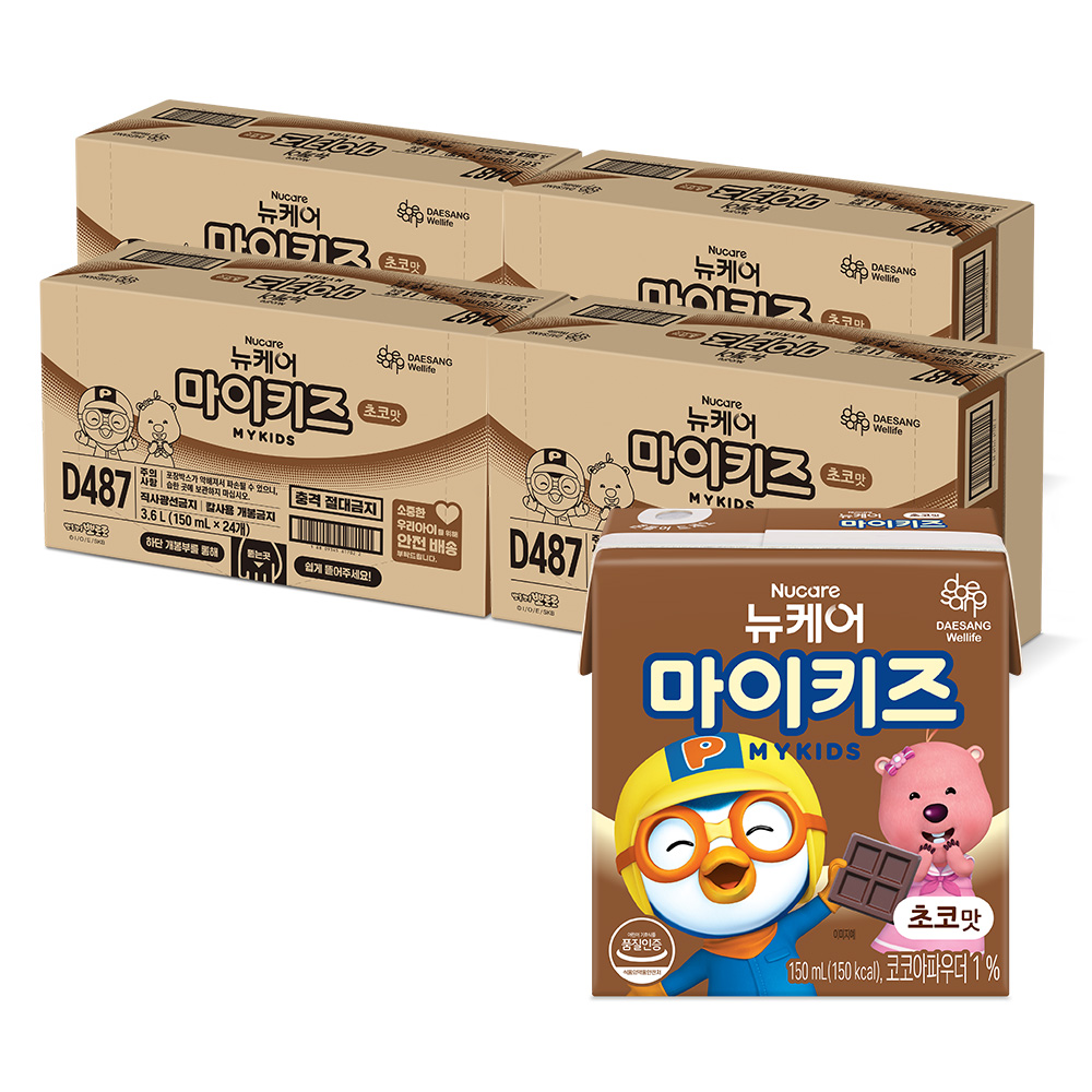 뉴케어 마이키즈 초코맛 아이간식 150ml, 96개 - 상품 이미지